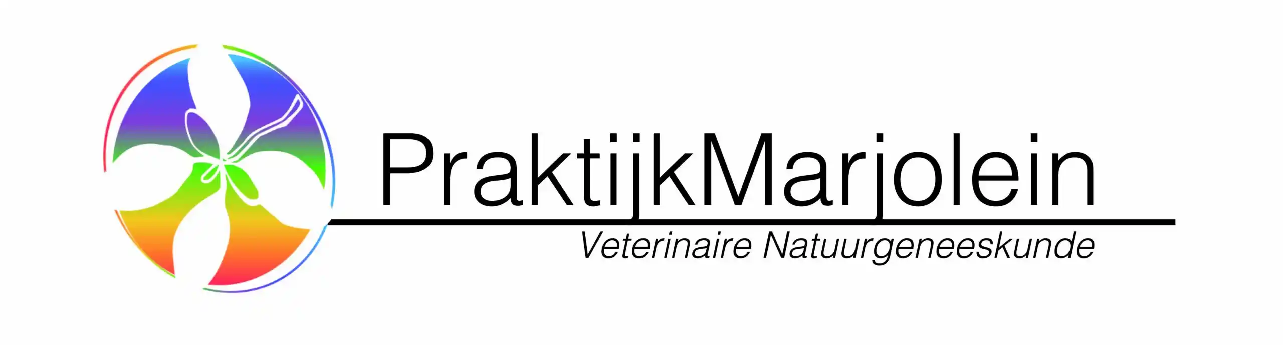 Het logo van praktijk marjolein, veterinaire natuurgeneeskunde